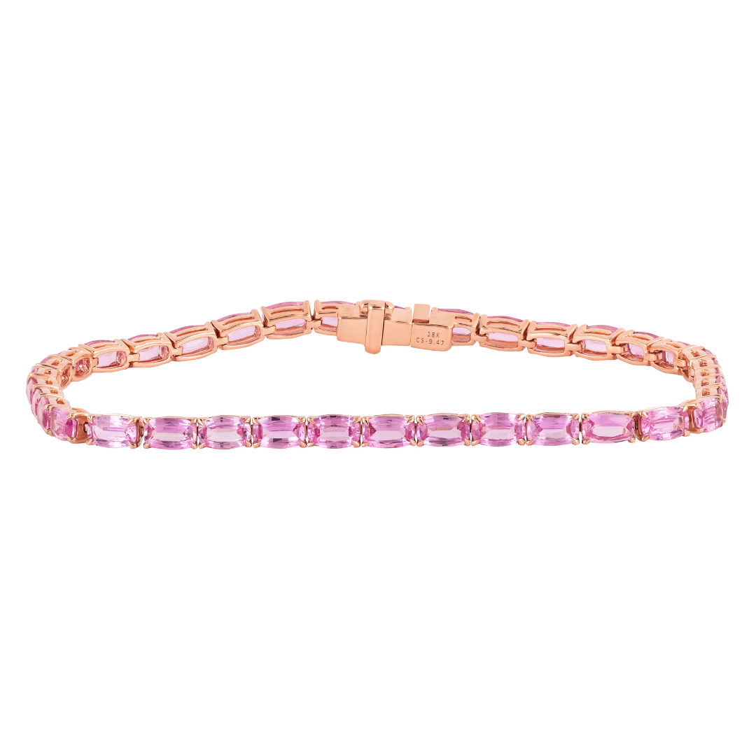 Pink Sapphire Bracelet