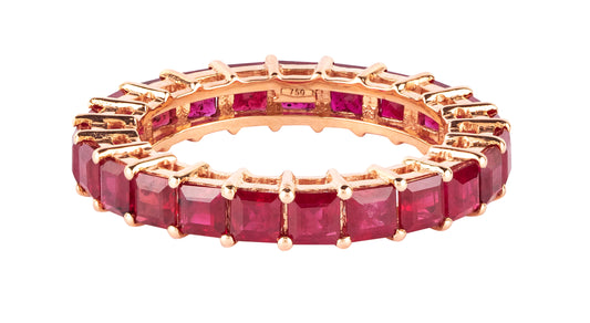 Ring Ruby 18k Yellow Gold 4.48 ct