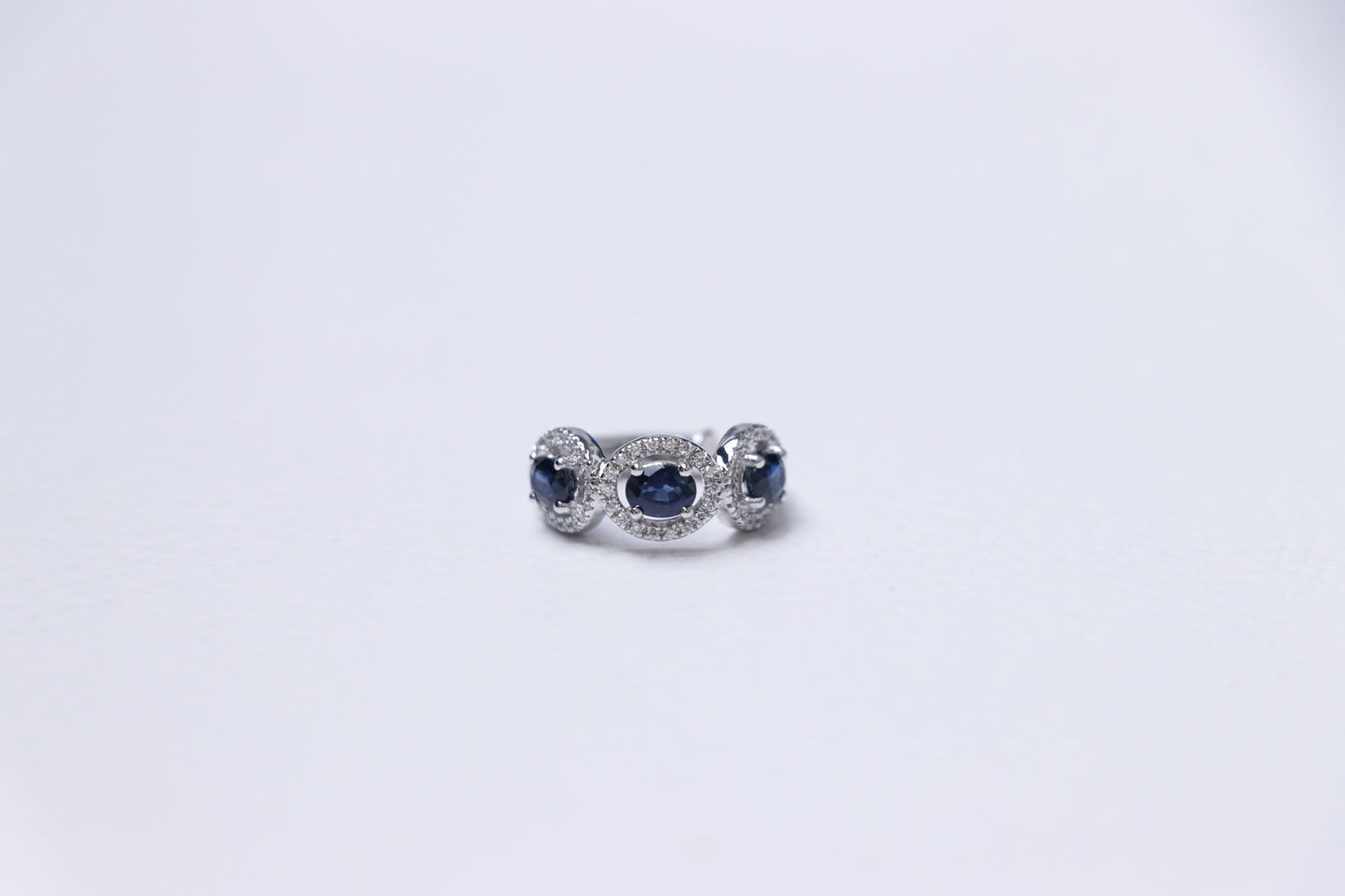 Diamond / Sapphire  Ear Cuff