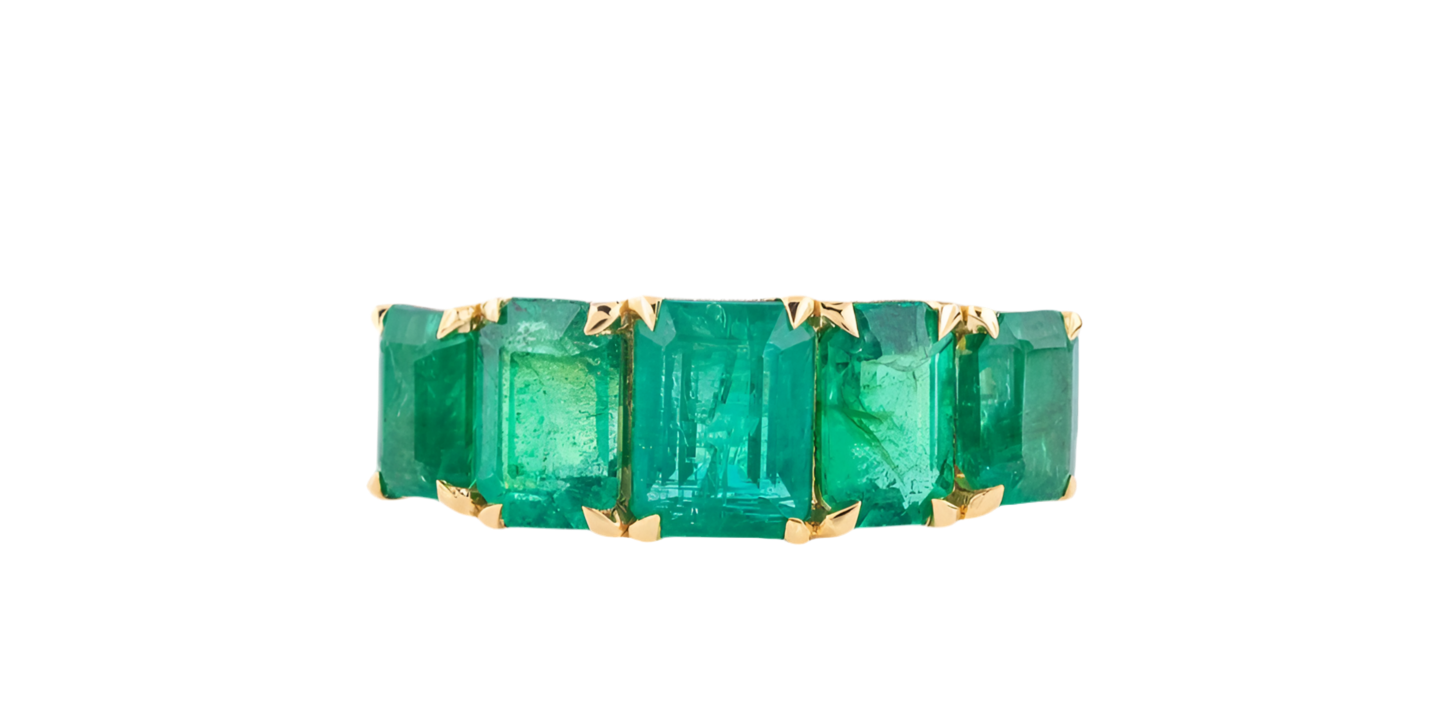 Ring Emerald Gold 18k