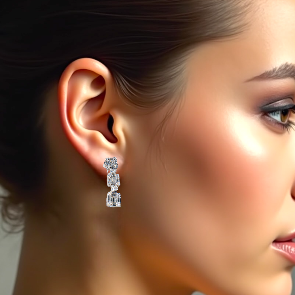 Earrings Diamond 18k