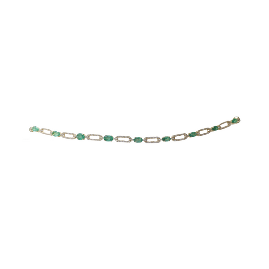 Diamond Emerald Necklace