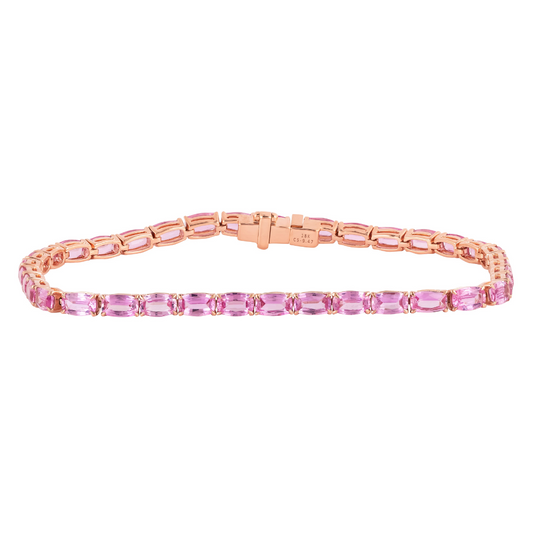 Pink Sapphire Bracelet