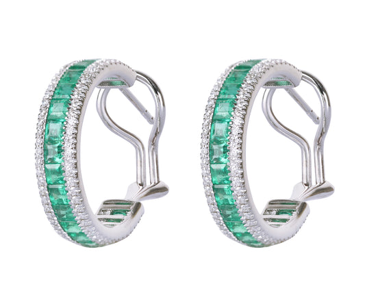 Earrings Eternally Emerald 18k