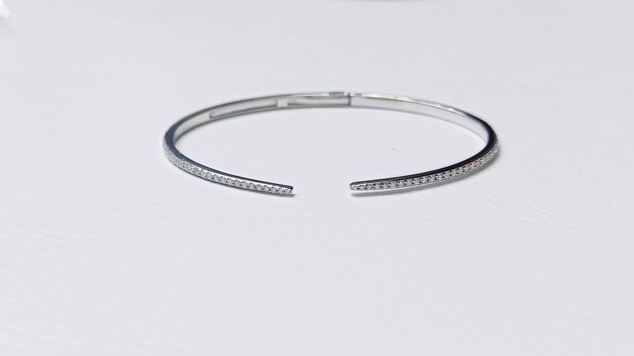 Diamond Bracelet 18 k White Gold 0.75 ct