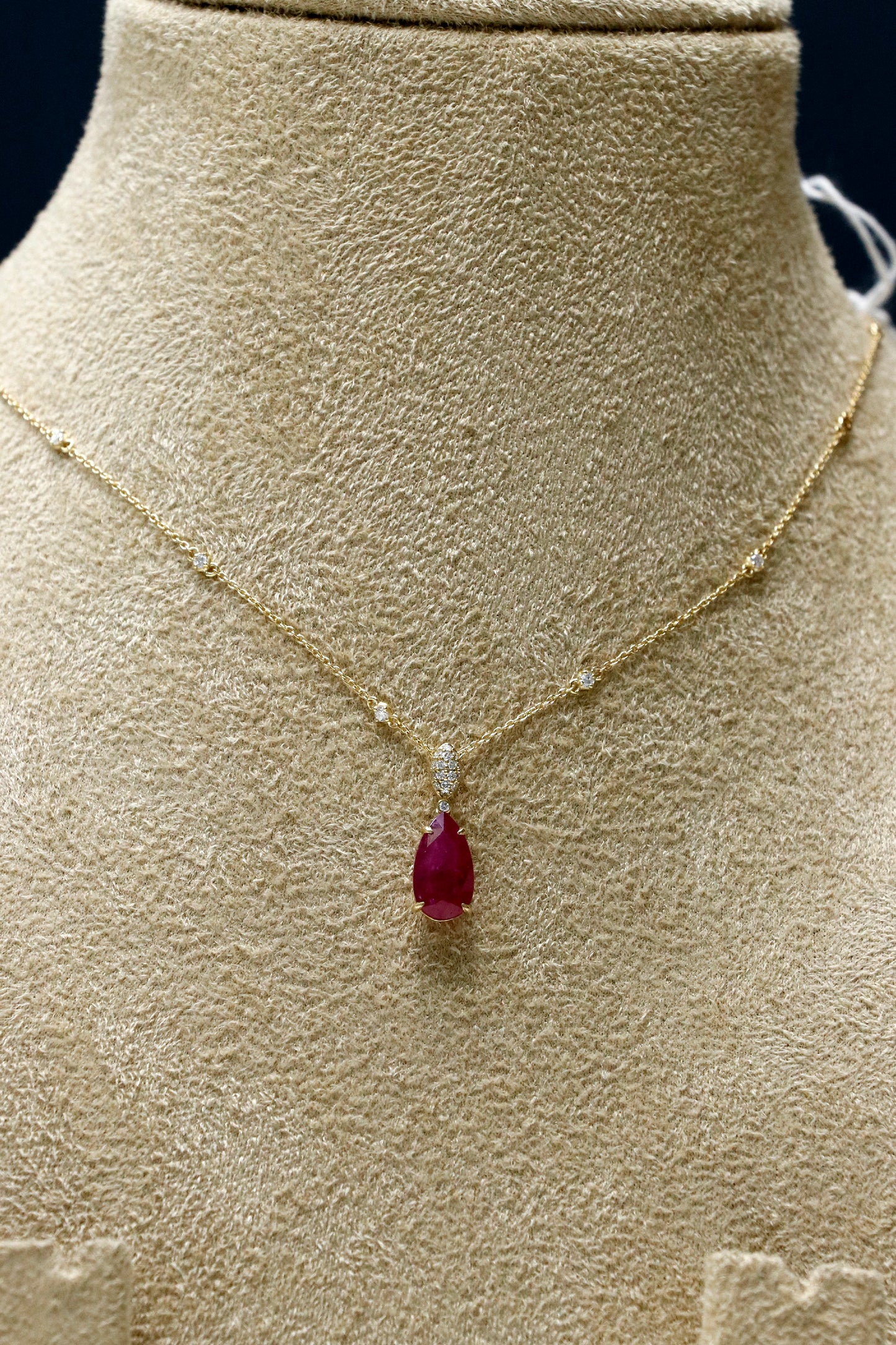 Diamond Ruby Necklace