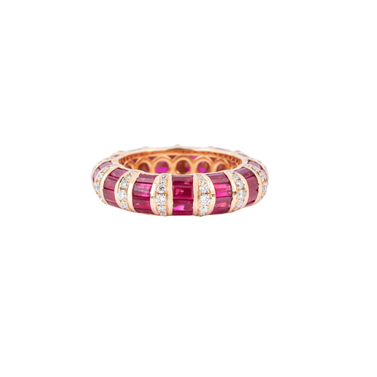 Diamond Ruby Ring