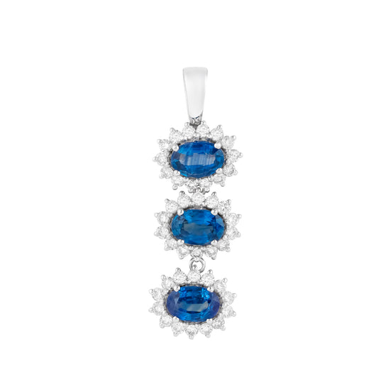 Diamond Sapphire Necklace