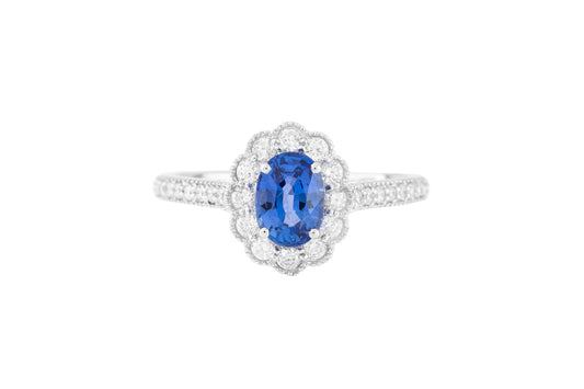Diamond Sapphire Ring