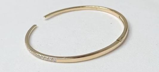 Bracelet Diamonds 18k Yellow Gold 0.75 cts