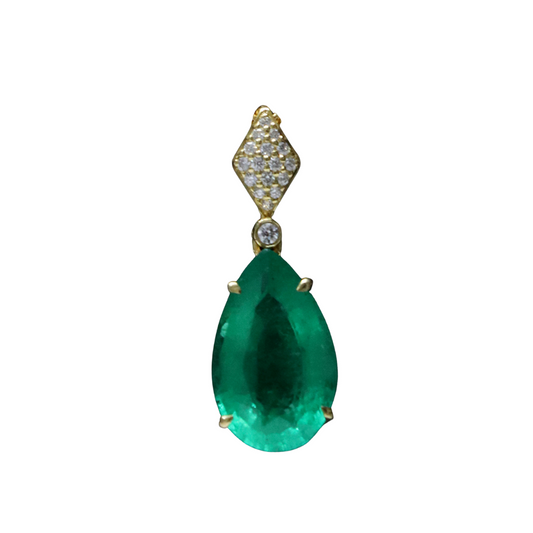 Diamond Emerald Necklace