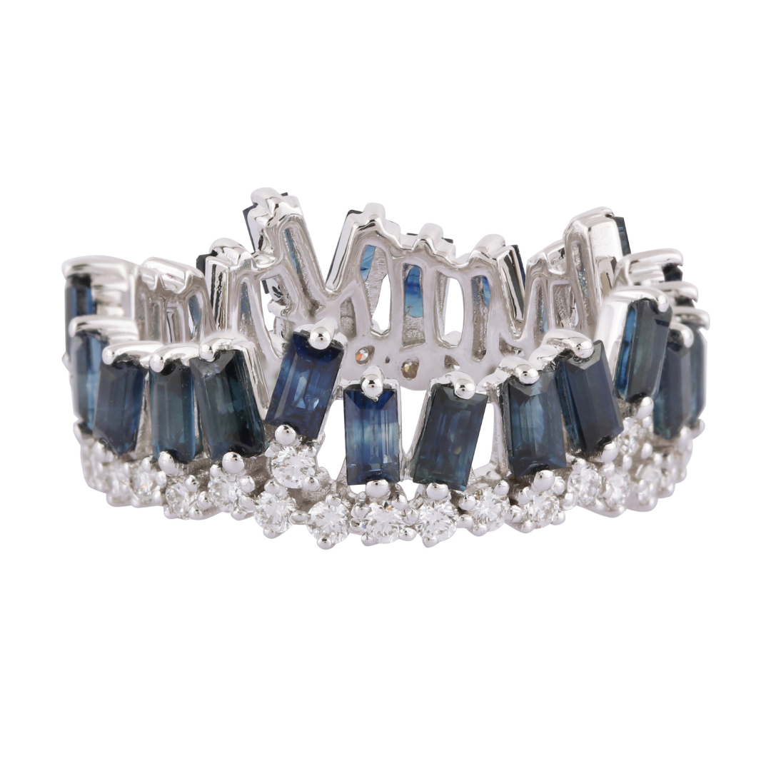 Diamond Sapphire Ring