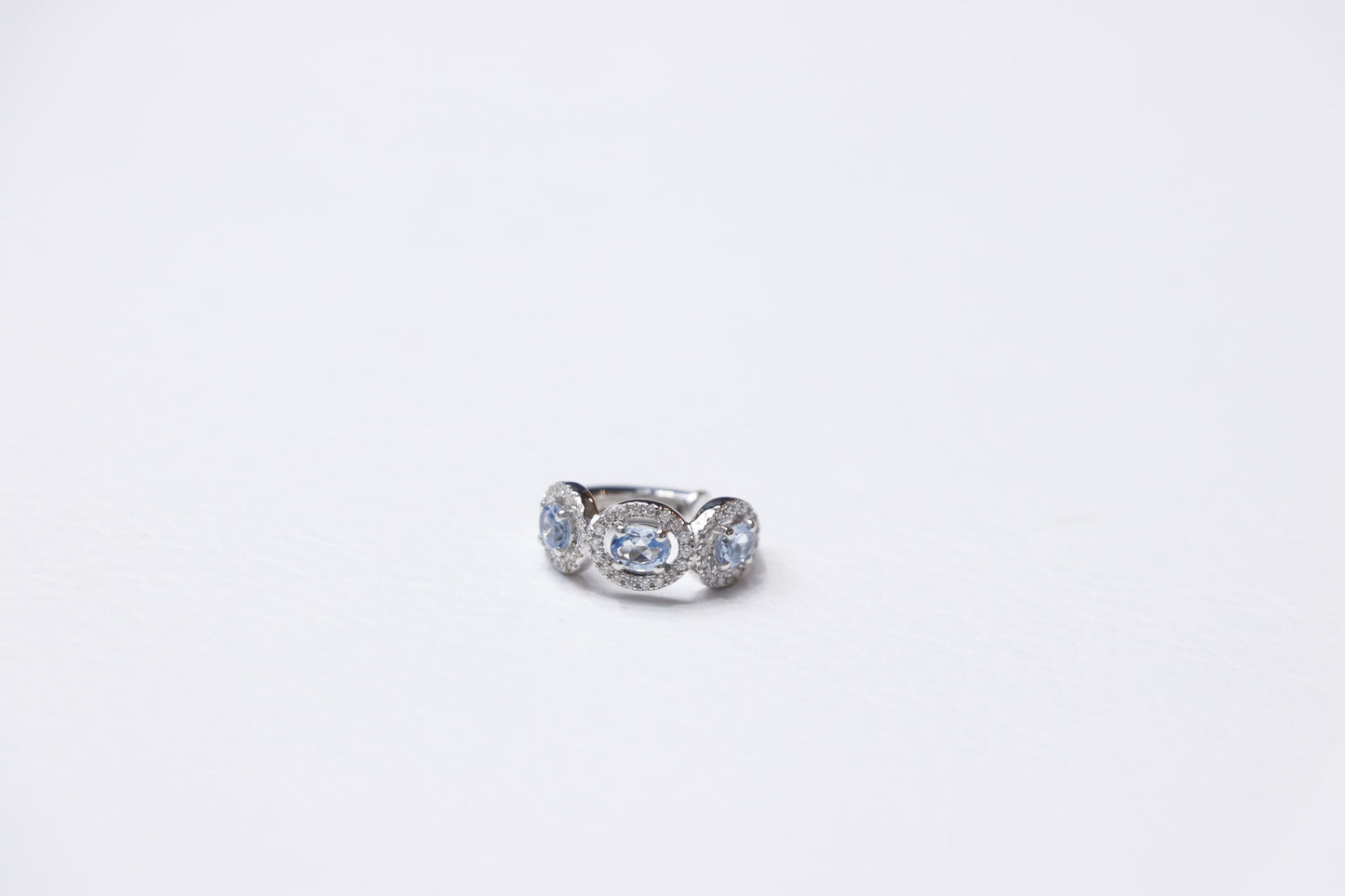 Blue Sapphire Diamond Ear Cuff